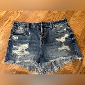 Hidden brand distressed shorts